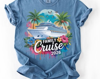 Comfort Colors® Family Cruise Matching Shirt,Group Cruise T-shirt,Family Vacation Tee