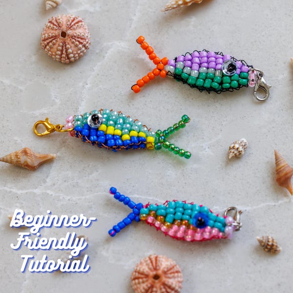 Pony Bead Keychain Patterns - Etsy