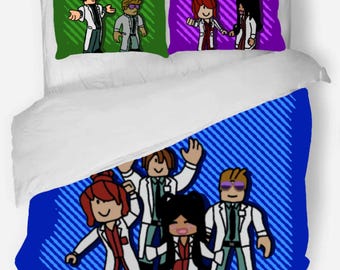 Roblox Twin/Full Comforter Set with 2 Pillow Cases - Multi