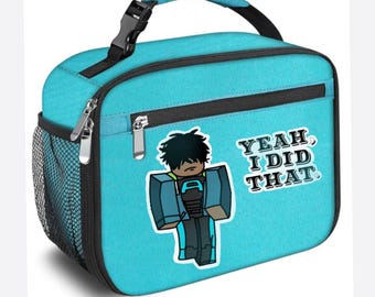 Roblox Lunch Box - Blue/Black