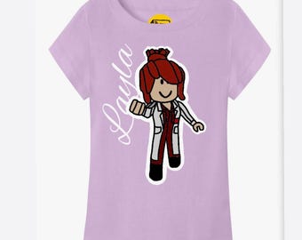 Roblox Girls Graphic Shirt - Lavender/Layla