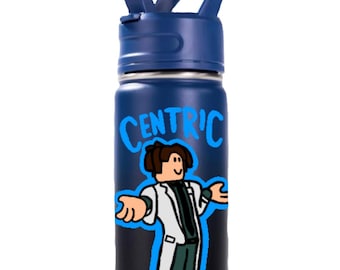Roblox Blue/Black 12oz Bottle Kids