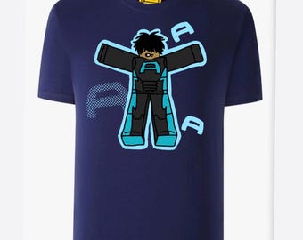 Roblox Boys Graphic Shirt - Dark Blue/Alien