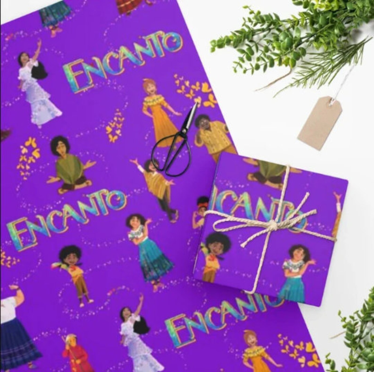 Encanto Wrapping Paper Encanto Gift Wrap Encanto Birthday Etsy