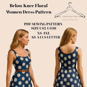 Below the Knee Summer Dress - Etsy