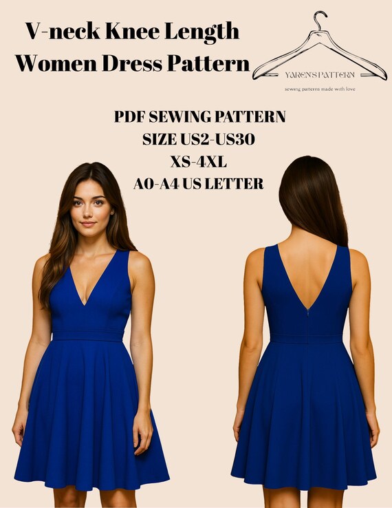 formal knee length dress patterns Knee Length or Maxi Dress Pattern, Butterick B5642