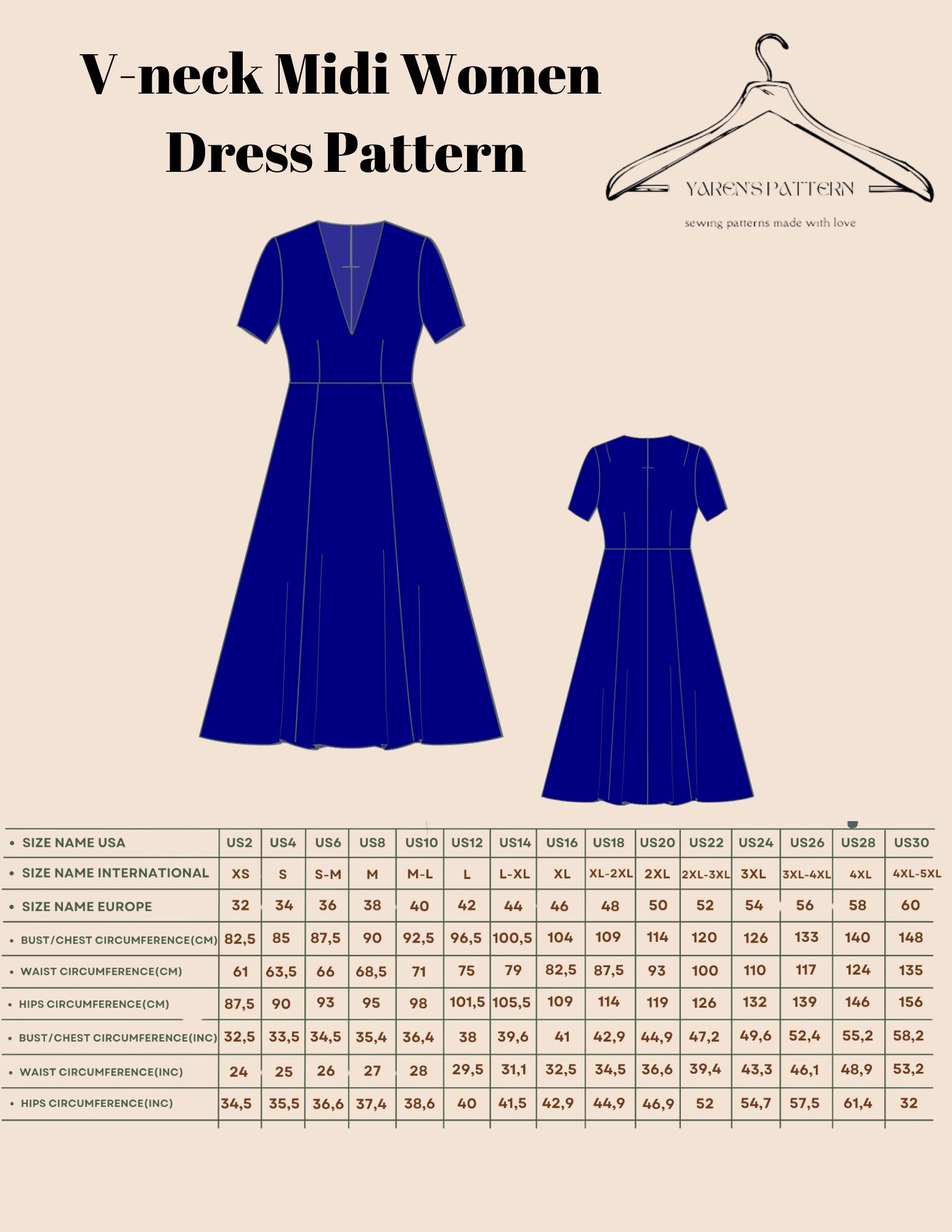 v neck midi dress pattern Green & Blue Floral Print V-Neck Midi Dress - All Dresses