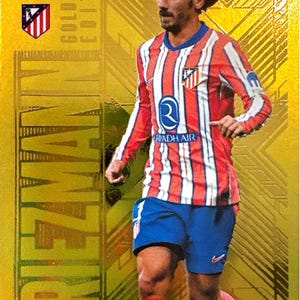 Antoine Griezmann Topps UEFA Champions League 2025 Atlético de Madrid Gold Edge Edition Fußballkarte