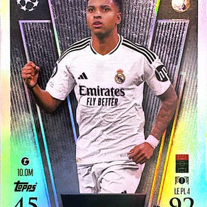 RODRYGO Platinum Pull Topps Limited Edition MATCH ATTAX Real Madrid football card