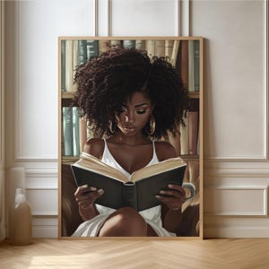 Black Woman Wall Art, Black Woman Art, Black Girl Wall Art, Black Poster art, black girl poster, Black girl art, Digital wall art