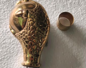 Huevo de águila coleccionable con mango de garra, solo para bastón de madera, regalo.