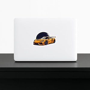 Porsche Car Vinyl Sticker