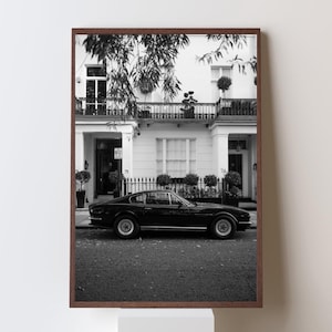 Affiche Aston Martin, art mural voiture de sport, cadeau pour lui, affiche de voiture vintage, affiche de voiture emblématique
