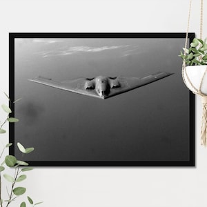 B2 Bomber Fighter Jet Poster, Fighter Jet Print, Fighter Jet Wall Art, Airplane Poster, Airplane Wall Art, US Army Wall Art, US Air Force