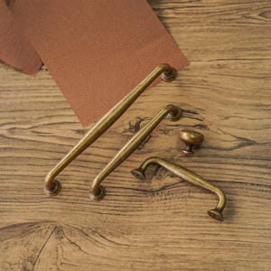 Antike Messingschrankgriffe - Moderne Küchenbeschläge, Zink-Retro-Knöpfe