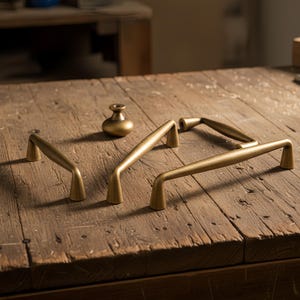 Maniglie per mobili in ottone anticato / Maniglie per cassetti vintage moderne / Pomelli per porte antiche