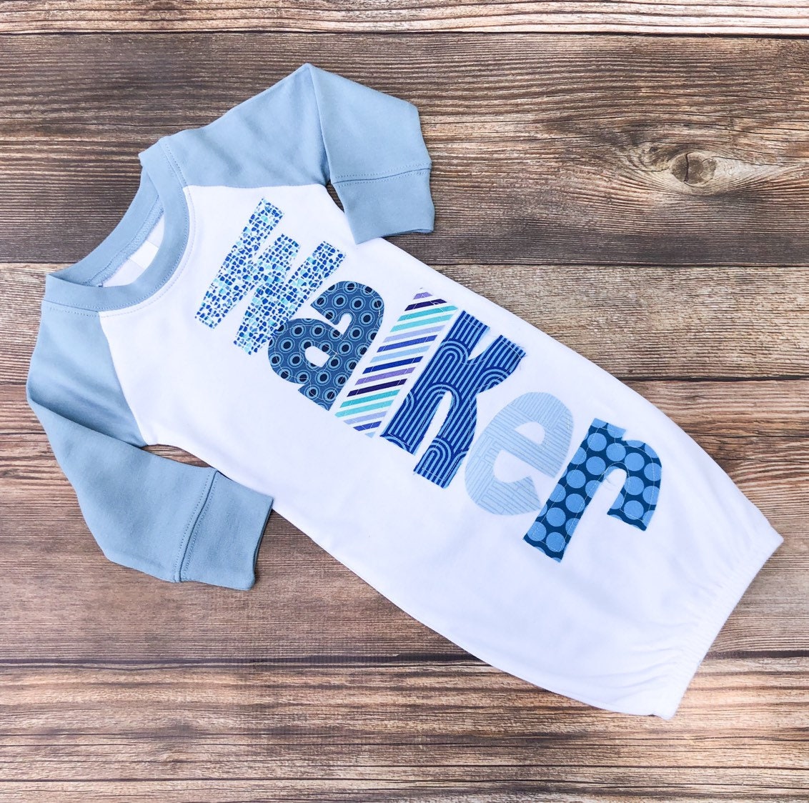 Personalized Baby Boy Gown, Baby Clothing, Soft Cotton, Custom Baby Gift, Baby  Name Gown, Baby Shower Gift, Infant Gown With Appliqué Name - Etsy