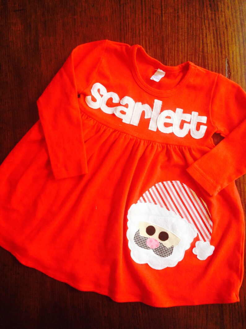 Christmas dress santa dress  etsy