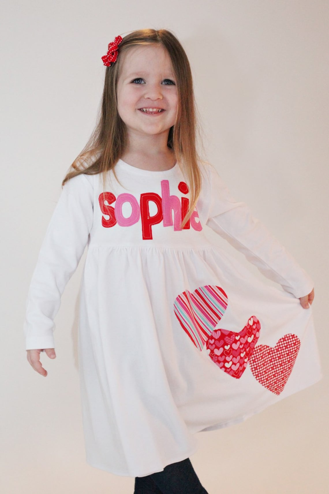 Valentine's Dress for Girls Valentine Dress Personalized Etsy