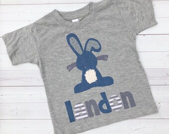 Personalized Easter Bunny Shirt- You choose shirt color and sleeve length