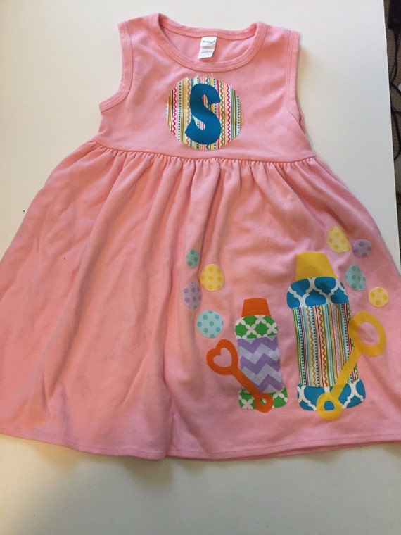 Items similar to Bubbles Dress Summer Dress Personalized Dress You