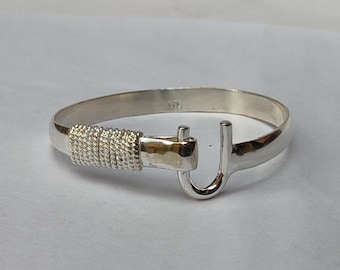 Handgemaakte Caribische haakarmband: verstelbare boho-armband 925 sterlingzilveren armband Verjaardagscadeau