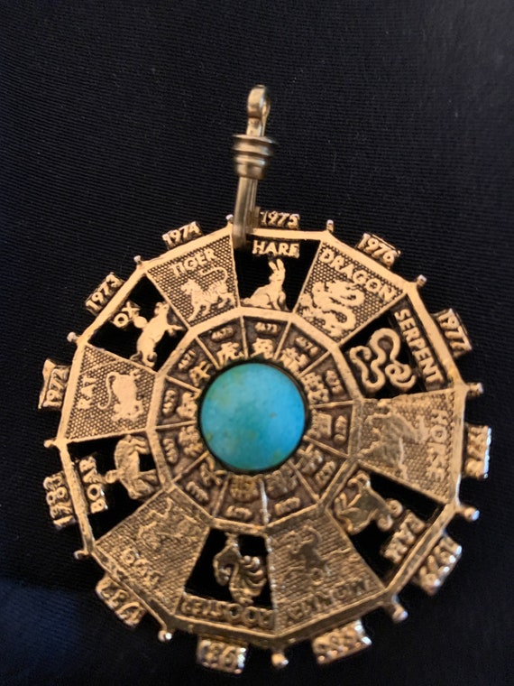 Large Blue and Coral Abstract Pendant Beautiful and unique one of a kind Original Art Piece.
