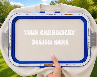 Gildan 18000 Mockup Sand | Embroidery Sweatshirt Mockup | Embroidery Hoop Styled Stock Photo | Etsy Mockup l Digital Mockup
