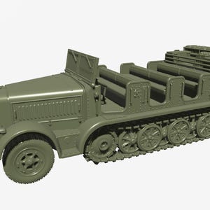 Sd.Kfz.7 Mittlerer Zugkraftwagen 8t WWII / WW2 Bolt Action 28mm / 1:56 and Other Scales