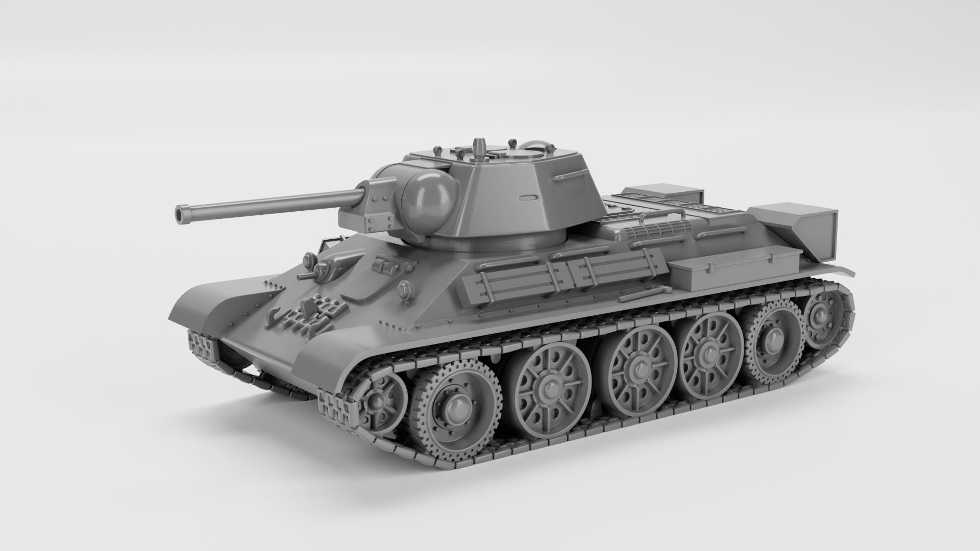 T 34 Tank Model - Etsy