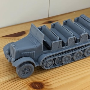 Sd.Kfz. 6 Zugkraftwagen 5t WWII / WW2 Bolt Action 28mm / 1:56 and Other Scales