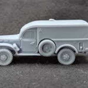 Dodge WC-54 WC54 Ambulance - WW2 / WWII -- Bolt Action 28mm / 1:56 and Other Scales