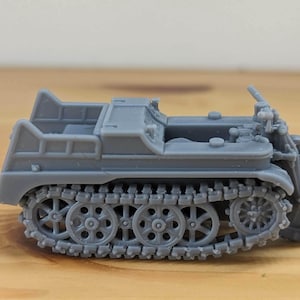 Sd.Kfz. 2 Tracked Motorcycle Kettenkrad  - WW2/WWII -- Bolt Action 28mm / 1:56 and Other Scales Sd kfz 2