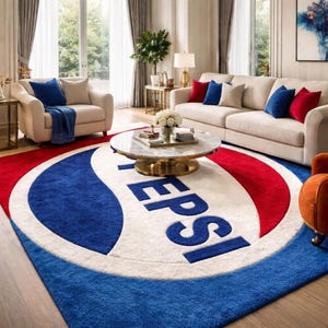 Pepsi Rug - Etsy