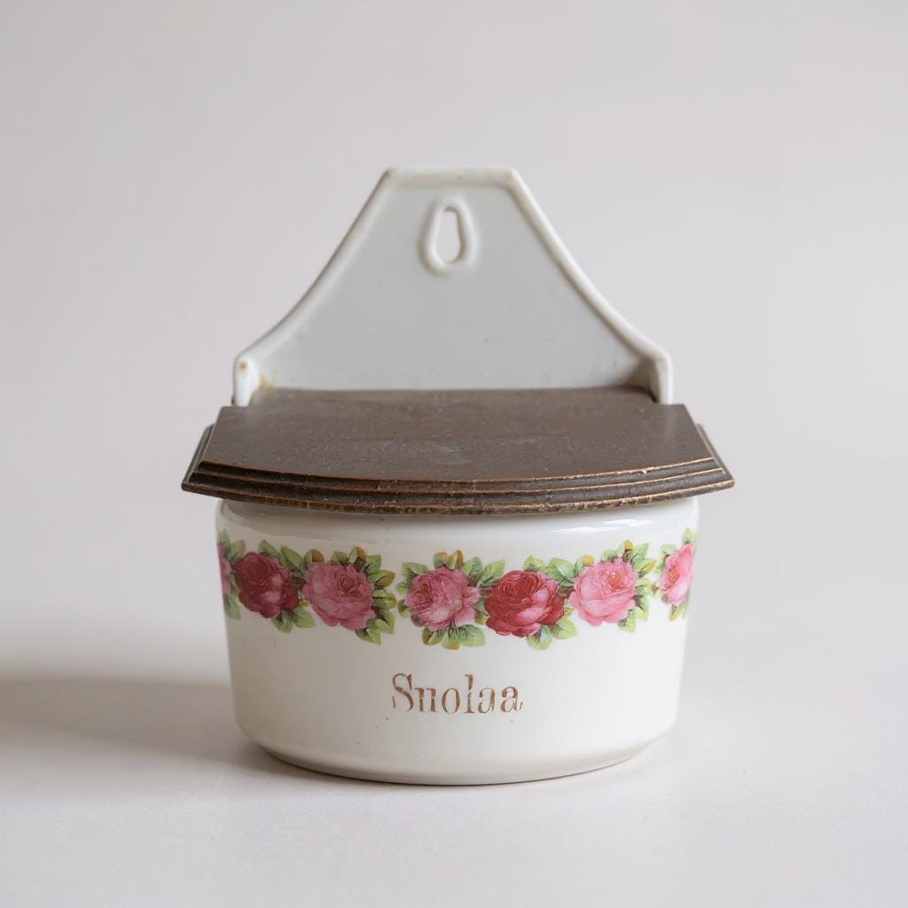 ARABIA Köökkiクッキ　塩入れ　ビンテージ ARABIA Köökkiクッキ 塩入れ ビンテージ ビンテージ北欧/ARABIA