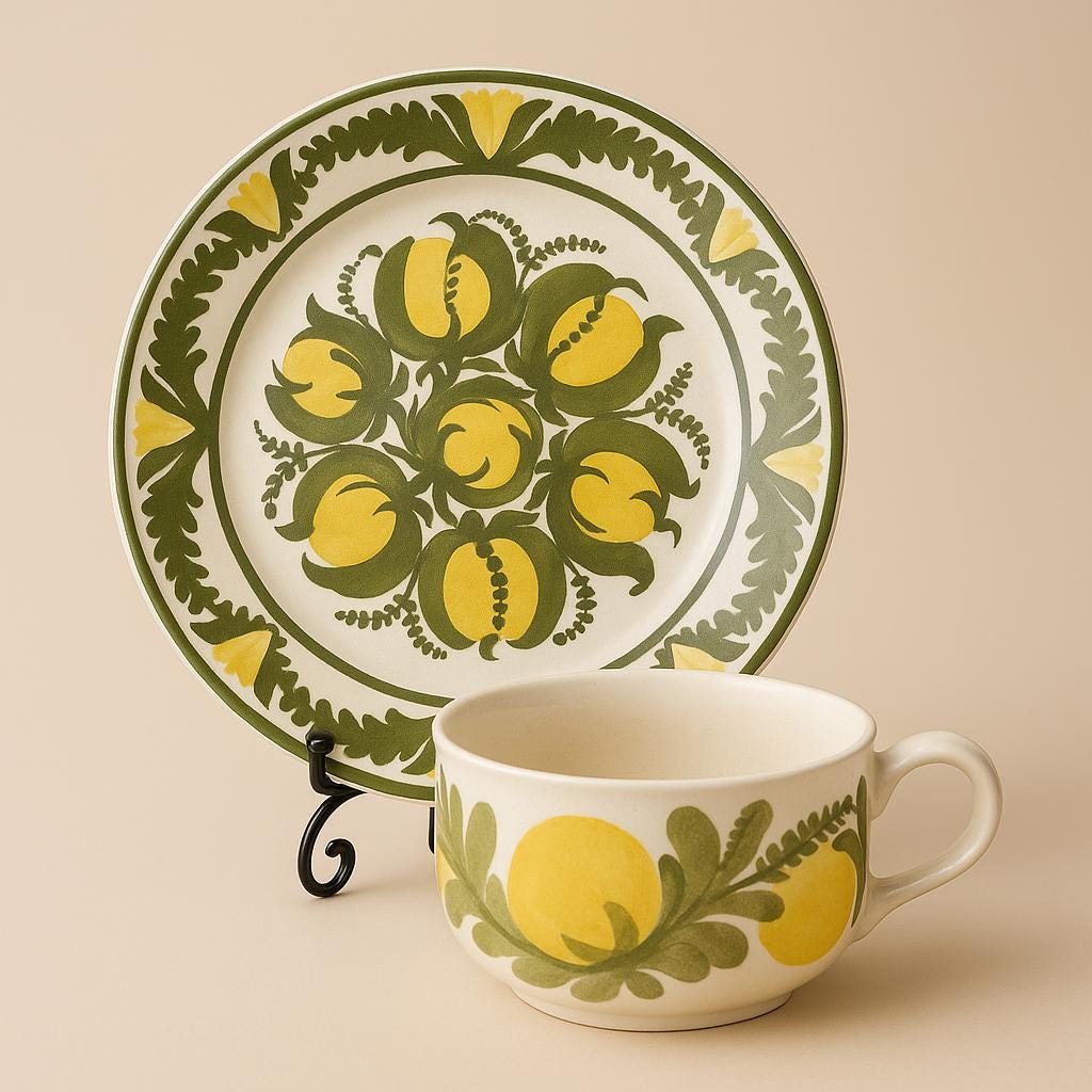 ARABIA アトリエ／ATELJE 3点セット Arabia Finland Atelje Cup and Plate - Etsy