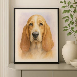 Custom Pet Portrait | Digital Dog Art from Photo | Personalized Pet Gift | Printable Wall Art for Dog Lovers