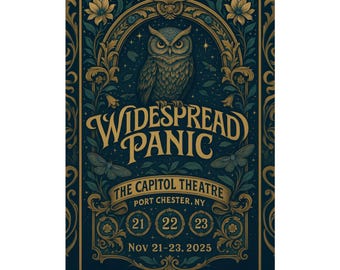 Widespread Panic Capitol Theatre Concert Print | November 21 - 23, 2025 | Port Chester | Variant 1