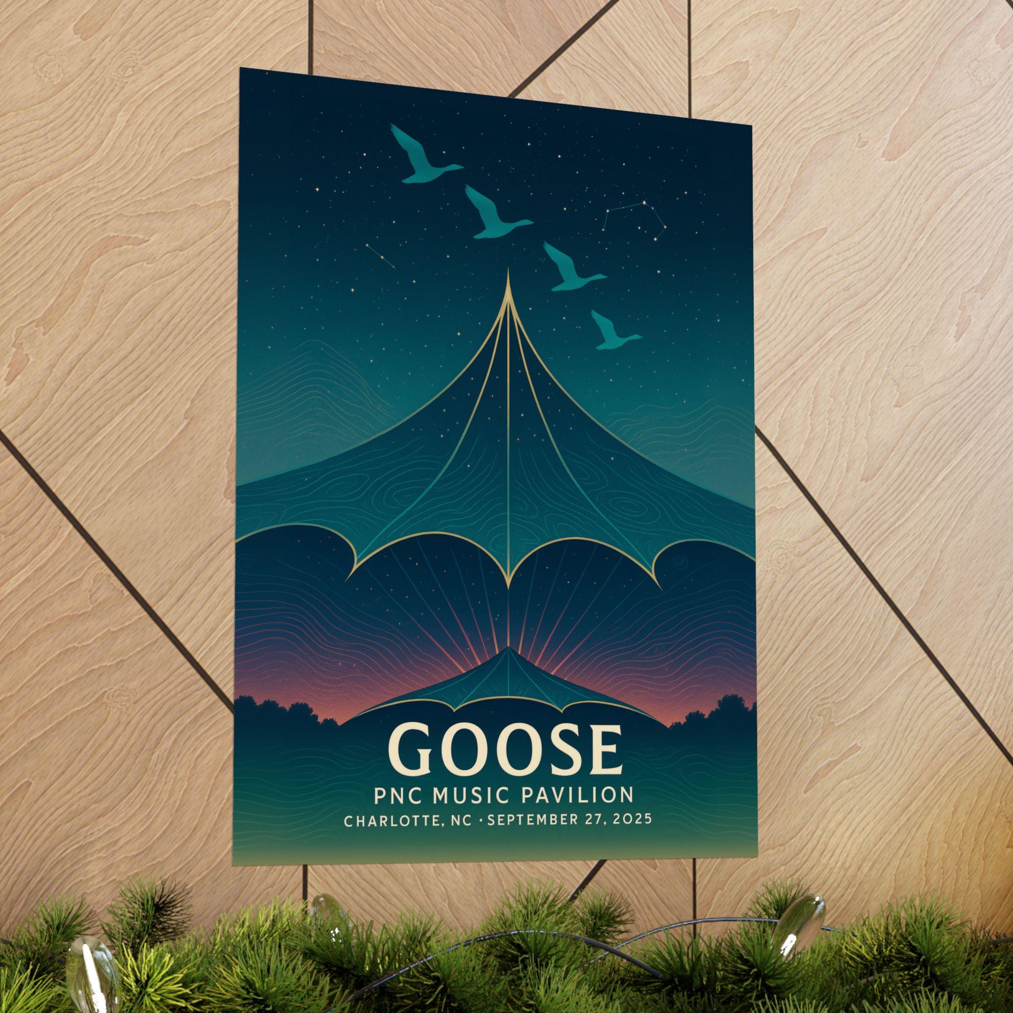 Goose Charlotte September 27, 2025 Concert Poster | PNC Music