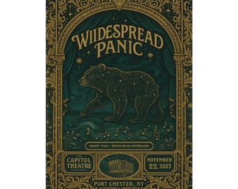 Widespread Panic Capitol Theatre Concert Print | November 22, 2025 | Port Chester
