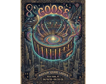 Goose  | 06/19/26–06/20/26 | New York, NY | Concert Poster  | V1