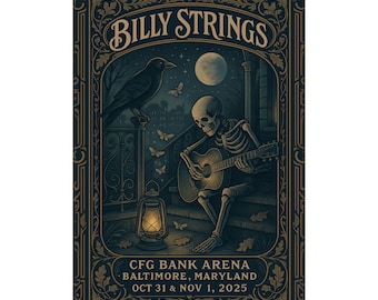 Billy Strings Halloween Baltimore | CFG Bank Arena | Concert Poster | Variant 2