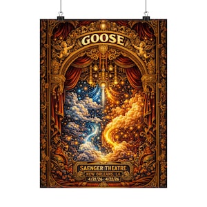Goose  | 4/21/26 - 4/22/26 | New Orleans, LA | Concert Poster  | V2