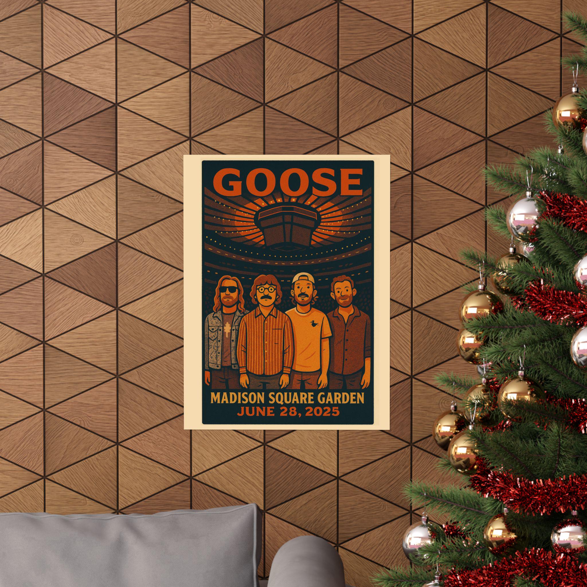 Goose MSG Concert Poster: Psychedelic Band Art, Limited Edition - Etsy