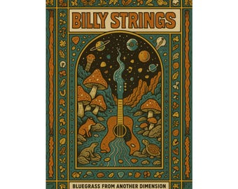 Billy Strings | Cosmic Guitar Landscape | Fan Made Art