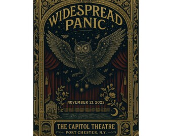 Widespread Panic Capitol Theatre Concert Print | November 21, 2025 | Port Chester