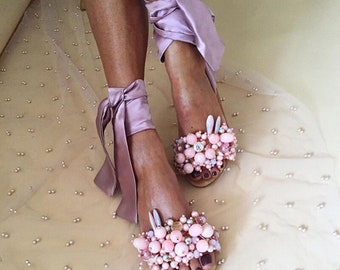 Ankle Strap Flats - Etsy Australia