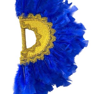 African / Nigerian Wedding Feather Hand Fans for Brides and Bridesmaids