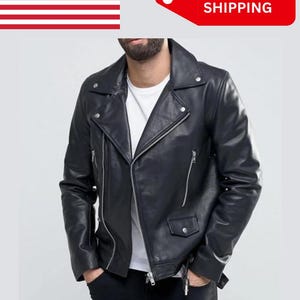 Men’s Sheepskin Leather Blazer – Slim Fit 4-Pocket Genuine Leather Jacket | Handmade Formal & Casual Coat