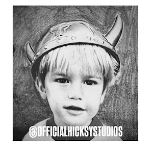 Hand-Sketched Charcoal Drawing of Lil Peep (BABY) Digital Download